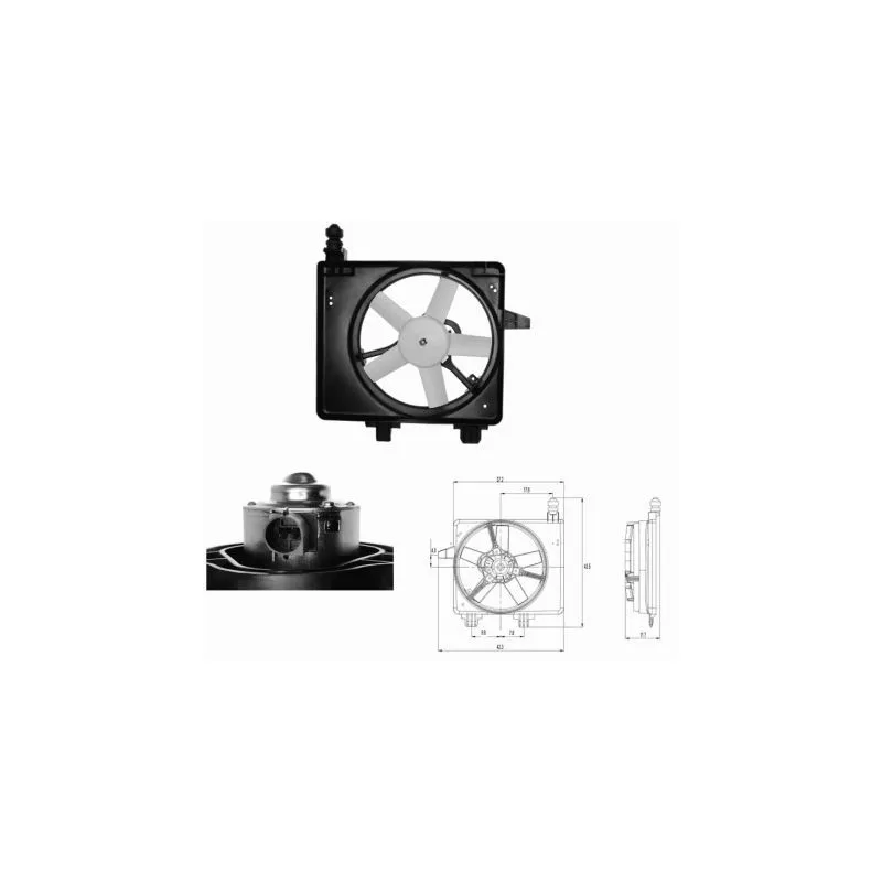 Ventilateur, refroidissement du moteur NRF 47680