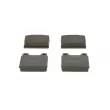 Jeu de 4 plaquettes de frein avant BOSCH 0 986 460 111 - Visuel 1