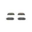 Jeu de 4 plaquettes de frein avant BOSCH 0 986 460 736 - Visuel 1