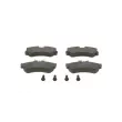 Jeu de 4 plaquettes de frein avant BOSCH 0 986 460 941 - Visuel 1