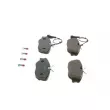 Jeu de 4 plaquettes de frein avant BOSCH 0 986 460 942 - Visuel 2