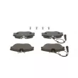 Jeu de 4 plaquettes de frein avant BOSCH 0 986 460 942 - Visuel 3