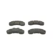 Jeu de 4 plaquettes de frein avant BOSCH 0 986 460 947 - Visuel 1