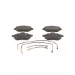 Jeu de 4 plaquettes de frein avant BOSCH 0 986 460 950 - Visuel 1