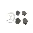 Jeu de 4 plaquettes de frein avant BOSCH 0 986 460 950 - Visuel 2