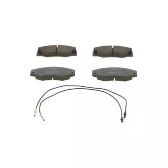 Jeu de 4 plaquettes de frein avant BOSCH 0 986 460 953