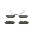Jeu de 4 plaquettes de frein avant BOSCH 0 986 460 953 - Visuel 3