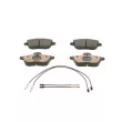 Jeu de 4 plaquettes de frein avant BOSCH 0 986 460 957 - Visuel 1