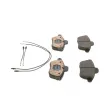 Jeu de 4 plaquettes de frein avant BOSCH 0 986 460 957 - Visuel 2