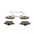 Jeu de 4 plaquettes de frein avant BOSCH 0 986 460 957 - Visuel 3