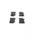 Jeu de 4 plaquettes de frein avant BOSCH 0 986 460 959 - Visuel 2