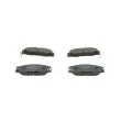 Jeu de 4 plaquettes de frein avant BOSCH 0 986 460 960 - Visuel 1