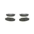 Jeu de 4 plaquettes de frein avant BOSCH 0 986 460 960 - Visuel 3