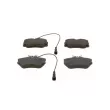 Jeu de 4 plaquettes de frein avant BOSCH 0 986 460 973 - Visuel 1