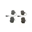 Jeu de 4 plaquettes de frein avant BOSCH 0 986 460 973 - Visuel 2