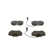 Jeu de 4 plaquettes de frein avant BOSCH 0 986 460 973 - Visuel 3