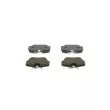 Jeu de 4 plaquettes de frein avant BOSCH 0 986 460 988 - Visuel 3
