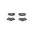Jeu de 4 plaquettes de frein avant BOSCH 0 986 460 989 - Visuel 3