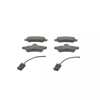 Jeu de 4 plaquettes de frein arrière BOSCH 0 986 460 991