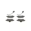 Jeu de 4 plaquettes de frein arrière BOSCH 0 986 460 991 - Visuel 3