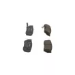 Jeu de 4 plaquettes de frein avant BOSCH 0 986 460 997 - Visuel 2