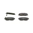 Jeu de 4 plaquettes de frein avant BOSCH 0 986 461 124 - Visuel 1