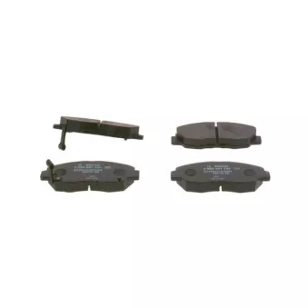 Jeu de 4 plaquettes de frein avant BOSCH 0 986 461 124