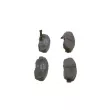 Jeu de 4 plaquettes de frein avant BOSCH 0 986 461 124 - Visuel 2