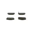 Jeu de 4 plaquettes de frein arrière BOSCH 0 986 461 143 - Visuel 3