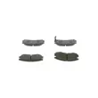 Jeu de 4 plaquettes de frein arrière BOSCH 0 986 461 145 - Visuel 3