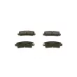 Jeu de 4 plaquettes de frein avant BOSCH 0 986 461 396 - Visuel 1