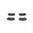 Jeu de 4 plaquettes de frein avant BOSCH 0 986 461 396 - Visuel 3