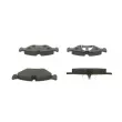 Jeu de 4 plaquettes de frein avant BOSCH 0 986 461 766 - Visuel 3