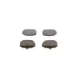 Jeu de 4 plaquettes de frein avant BOSCH 0 986 463 641 - Visuel 3