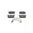 Jeu de 4 plaquettes de frein avant BOSCH 0 986 466 350 - Visuel 1