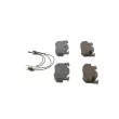 Jeu de 4 plaquettes de frein avant BOSCH 0 986 466 350 - Visuel 2
