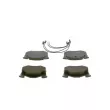 Jeu de 4 plaquettes de frein avant BOSCH 0 986 466 350 - Visuel 3