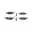Jeu de 4 plaquettes de frein avant BOSCH 0 986 466 403 - Visuel 1
