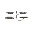 Jeu de 4 plaquettes de frein avant BOSCH 0 986 466 403 - Visuel 3