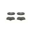 Jeu de 4 plaquettes de frein avant BOSCH 0 986 466 698 - Visuel 3