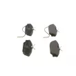 Jeu de 4 plaquettes de frein avant BOSCH 0 986 469 191 - Visuel 2