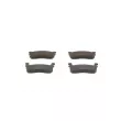 Jeu de 4 plaquettes de frein avant BOSCH 0 986 469 570 - Visuel 1