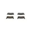 Jeu de 4 plaquettes de frein avant BOSCH 0 986 469 570 - Visuel 3