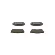 Jeu de 4 plaquettes de frein avant BOSCH 0 986 469 580 - Visuel 3