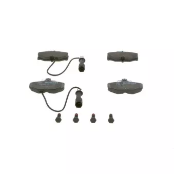 Jeu de 4 plaquettes de frein arrière BOSCH 0 986 469 820