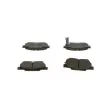 Jeu de 4 plaquettes de frein avant BOSCH 0 986 490 440 - Visuel 3