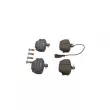 Jeu de 4 plaquettes de frein avant BOSCH 0 986 491 050 - Visuel 2