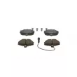 Jeu de 4 plaquettes de frein avant BOSCH 0 986 491 050 - Visuel 3