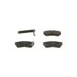 Jeu de 4 plaquettes de frein avant BOSCH 0 986 493 340 - Visuel 1