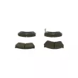 Jeu de 4 plaquettes de frein avant BOSCH 0 986 493 340 - Visuel 3